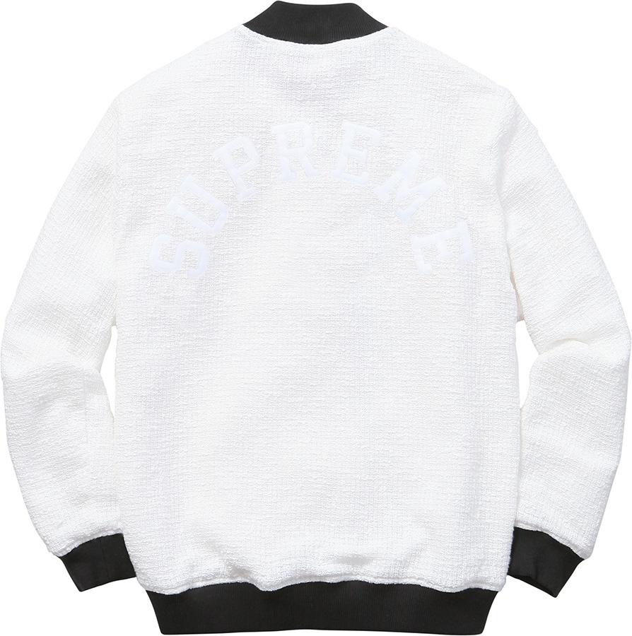 Bouclé Varsity Jacket view 6